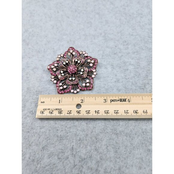 Vintage Joseph Cleary Crystal Brooch/pendant - Picture 4 of 5